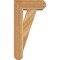 Ekena Millwork Traditional Craftsman Rough Sawn Bracket w/ Offset Brace, Western Red Cedar, 6"W x 14"D x 26"H BKT0604X14X26TRA04RWR - alternate 2